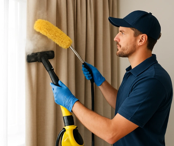 Trusted drapes cleaning technician Matty Curtain Cleaning hinchinbrook-nsw QLD