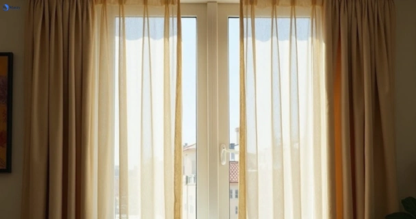 Dull dusty drapes in hinchinbrook-nsw before professional cleaning